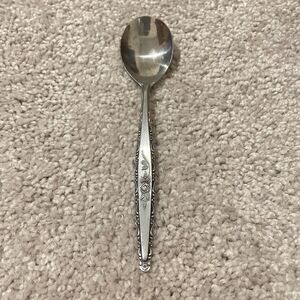 Interpur INR3 Rose Scroll Sugar Spoon 6” Stainless Japan Replacement